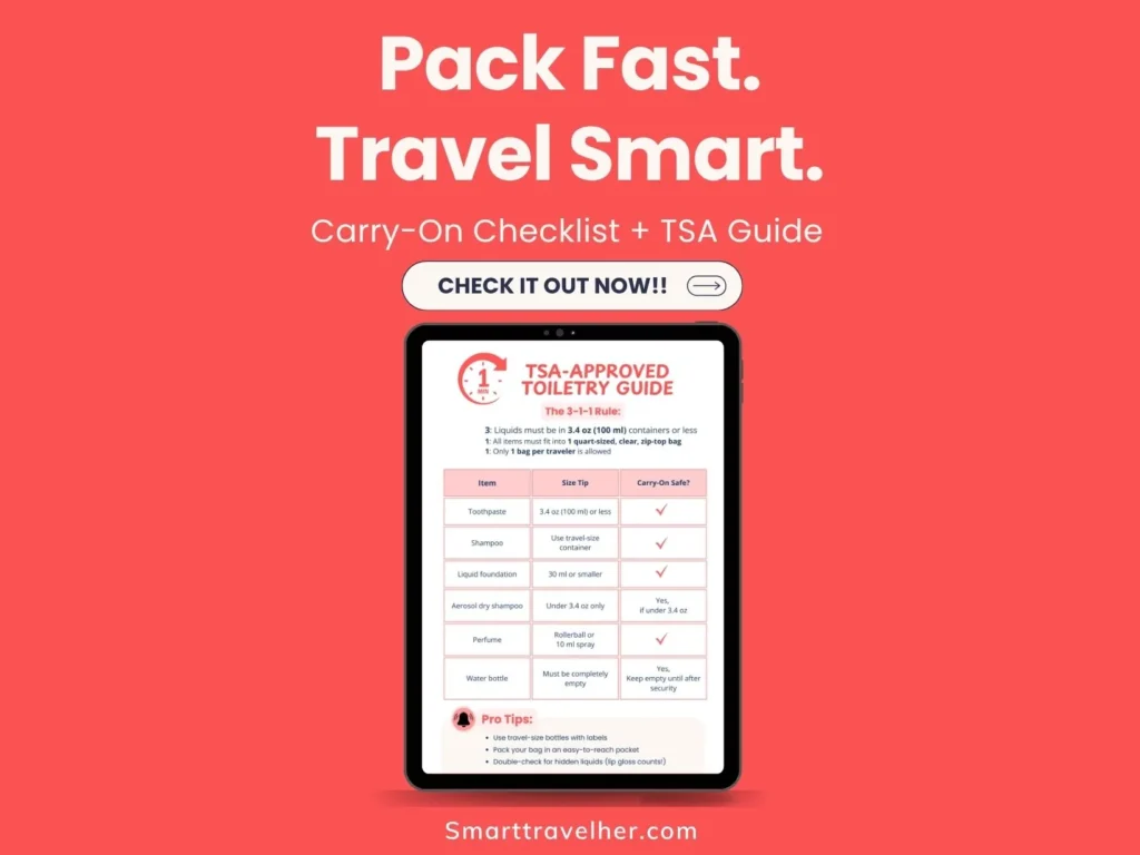 tsa guidelines, tsa toiletry guidelines, checklist, tsa guide