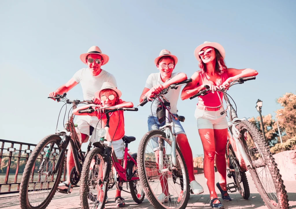 Fun family trips  can start with a bike